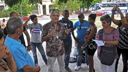 Since arriving at the U.S. Interests Section in Havana nine months ago, Conrad Tribble has become perhaps its tweeter-in-chief, while reaching out to some of Washington's most vocal critics.

